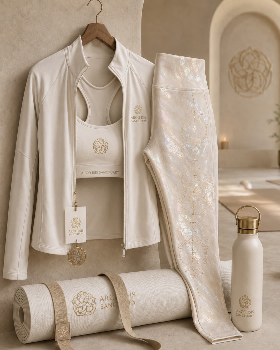 Arco Isis clothing line mockup